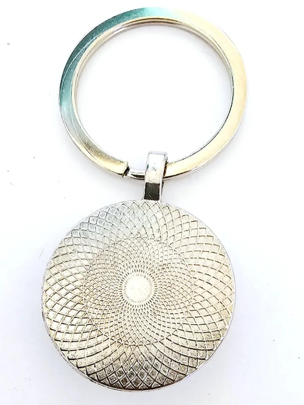 Pet Memorial Keychain Paw Print Rhinestone Dog Cat Loss Sympathy Gift Detachable
